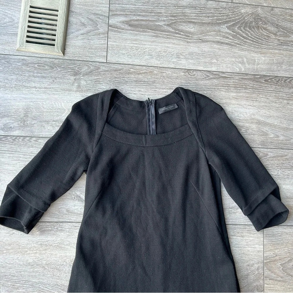 Bruuns Bazaar Black Wool Blend A Line Dress Made in Poland - Picture 6 of 16